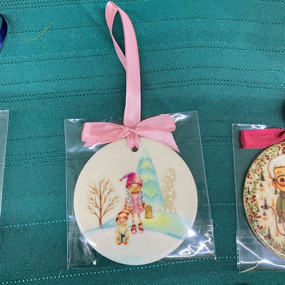 Handmade Ceramic “First Christmas As” Ornaments - Picture 6 of 16